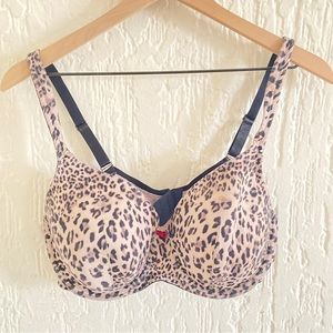 Soma Classic Allura Cheetah Animal Print Bra 40D